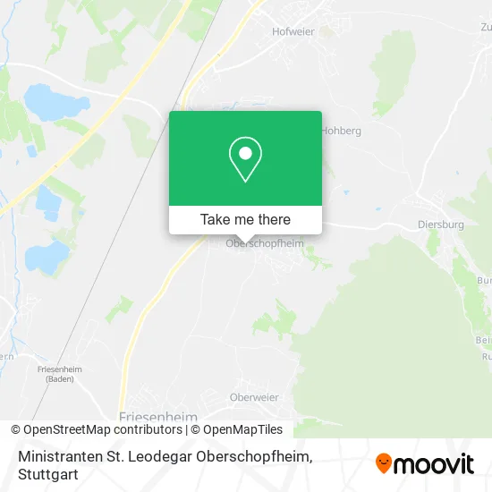 Карта Ministranten St. Leodegar Oberschopfheim