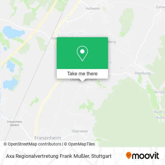 Карта Axa Regionalvertretung Frank Mußler