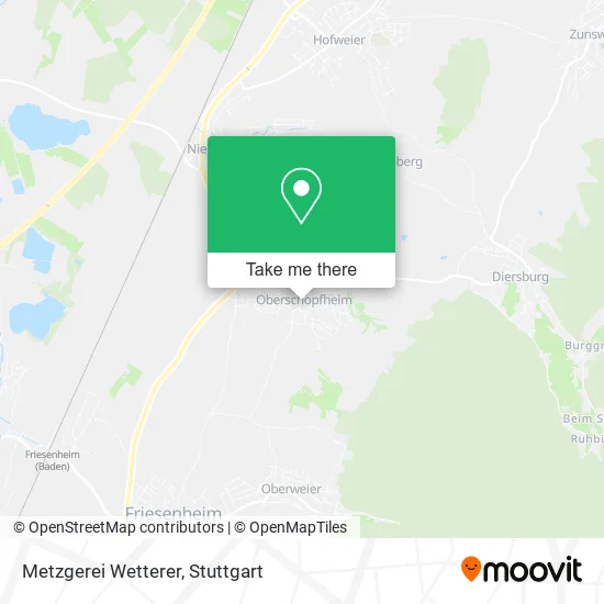 Карта Metzgerei Wetterer