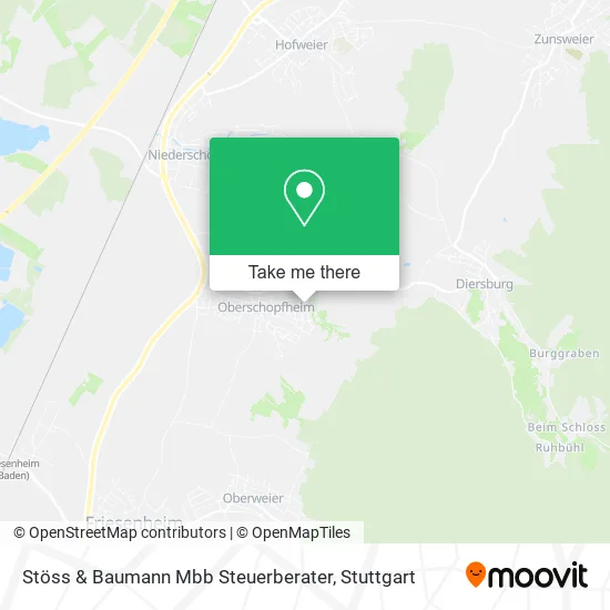 Карта Stöss & Baumann Mbb Steuerberater