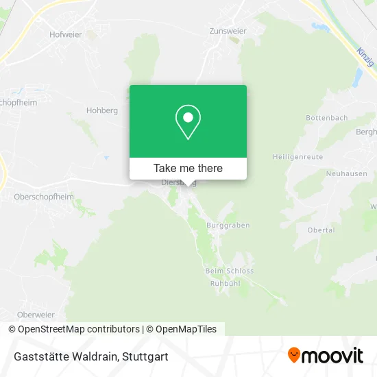 Карта Gaststätte Waldrain
