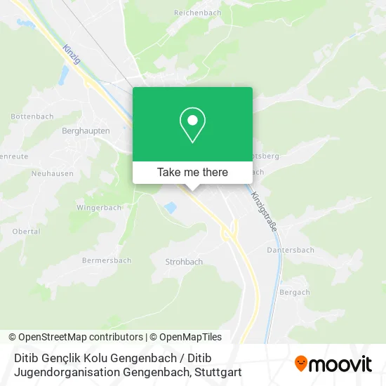 Карта Ditib Gençlik Kolu Gengenbach / Ditib Jugendorganisation Gengenbach