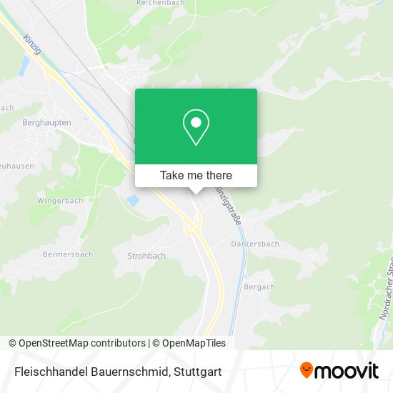 Fleischhandel Bauernschmid map