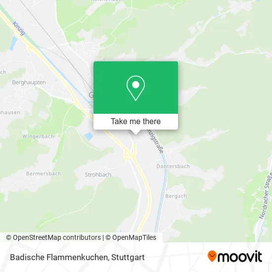 Карта Badische Flammenkuchen
