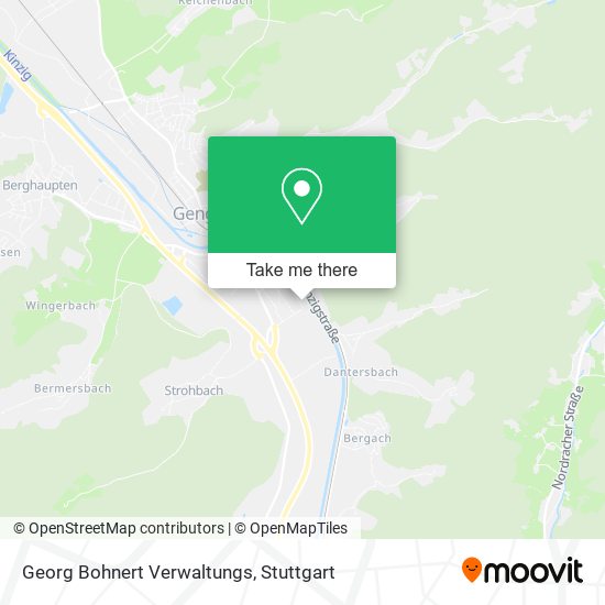 Georg Bohnert Verwaltungs map