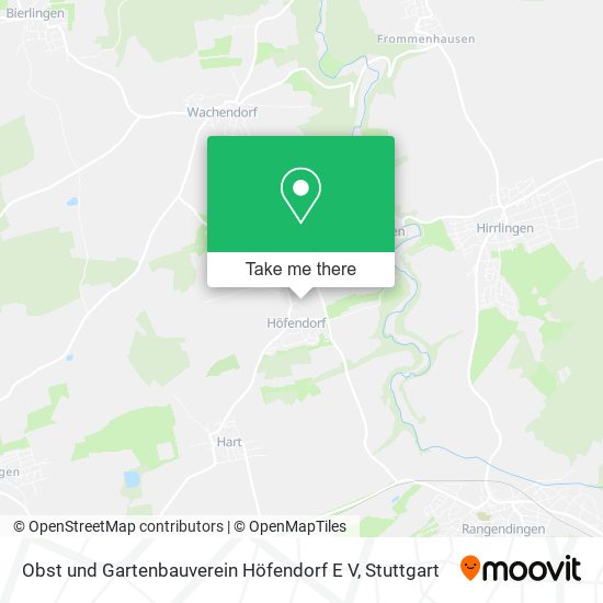 Obst und Gartenbauverein Höfendorf E V map
