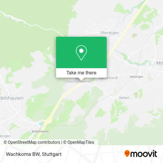 Карта Wachkoma BW