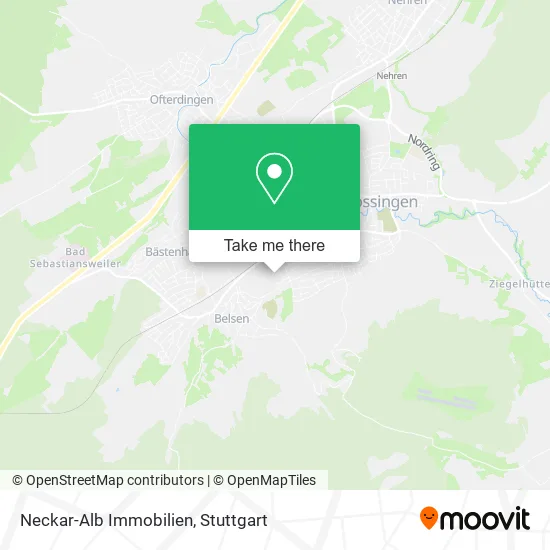 Карта Neckar-Alb Immobilien