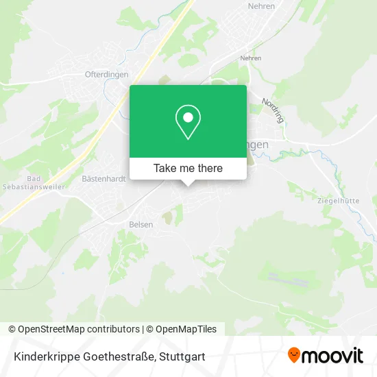 Карта Kinderkrippe Goethestraße