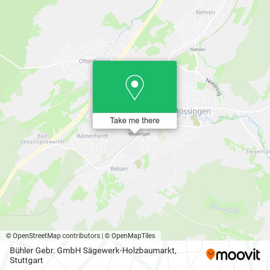 Карта Bühler Gebr. GmbH Sägewerk-Holzbaumarkt