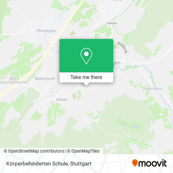 Карта Körperbehinderten Schule