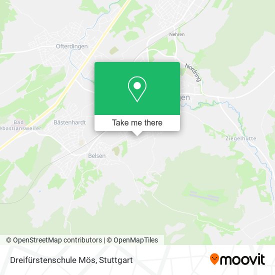 Dreifürstenschule Mös map
