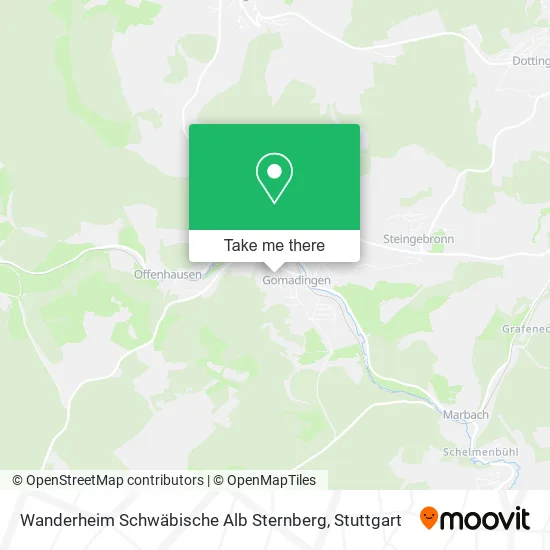 Карта Wanderheim Schwäbische Alb Sternberg