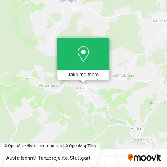 Карта Ausfallschritt Tanzprojekte