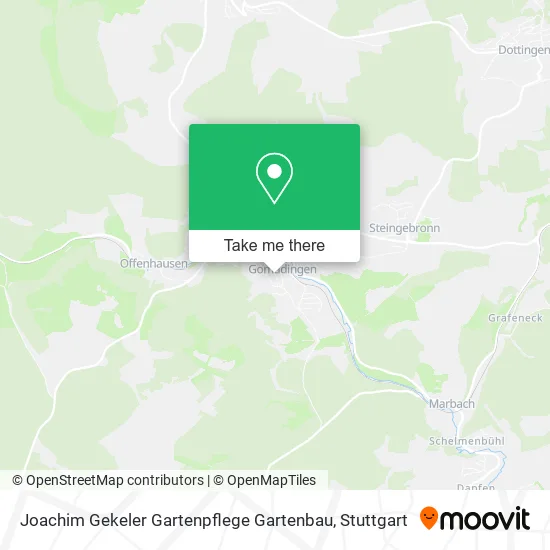 Карта Joachim Gekeler Gartenpflege Gartenbau