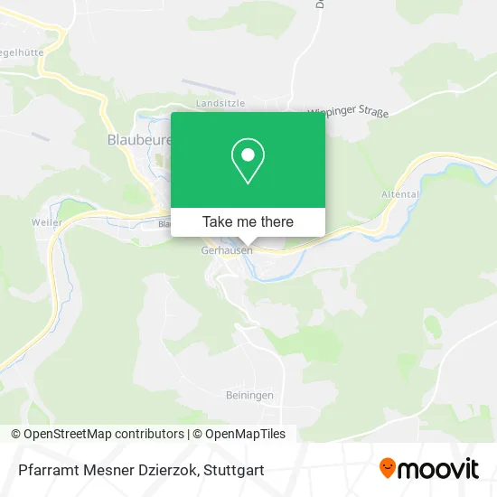 Карта Pfarramt Mesner Dzierzok