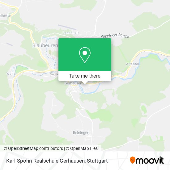 Карта Karl-Spohn-Realschule Gerhausen