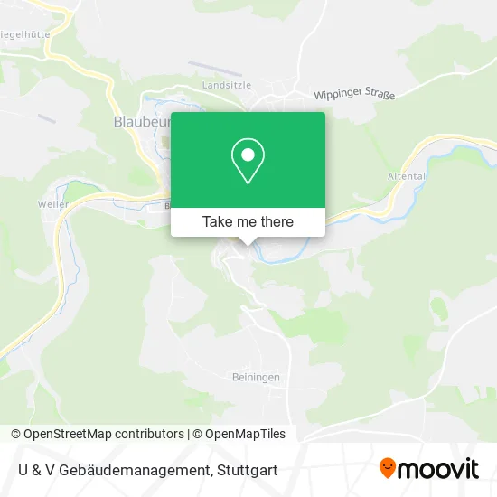 Карта U & V Gebäudemanagement
