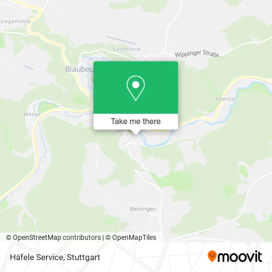 Карта Häfele Service