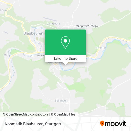 Kosmetik Blaubeuren map