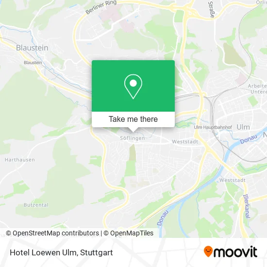 Карта Hotel Loewen Ulm