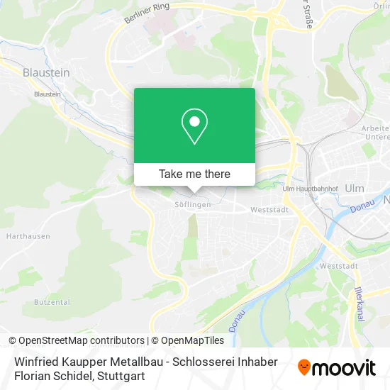 Winfried Kaupper Metallbau - Schlosserei Inhaber Florian Schidel map