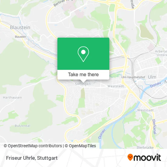 Карта Friseur Uhrle