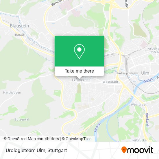 Urologieteam Ulm map