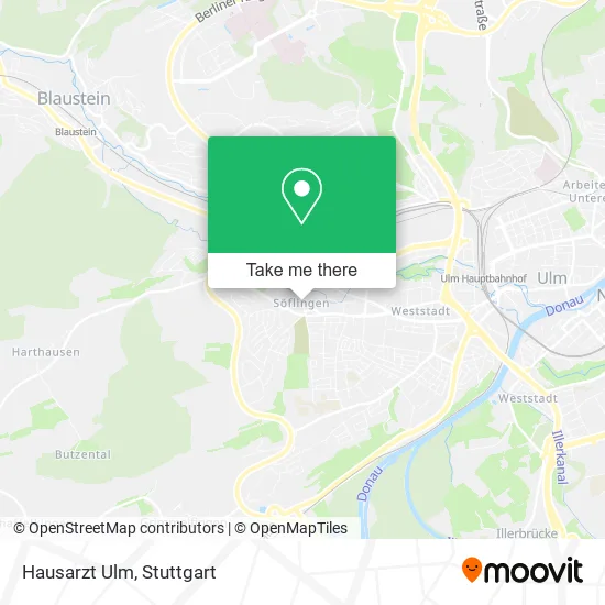 Карта Hausarzt Ulm