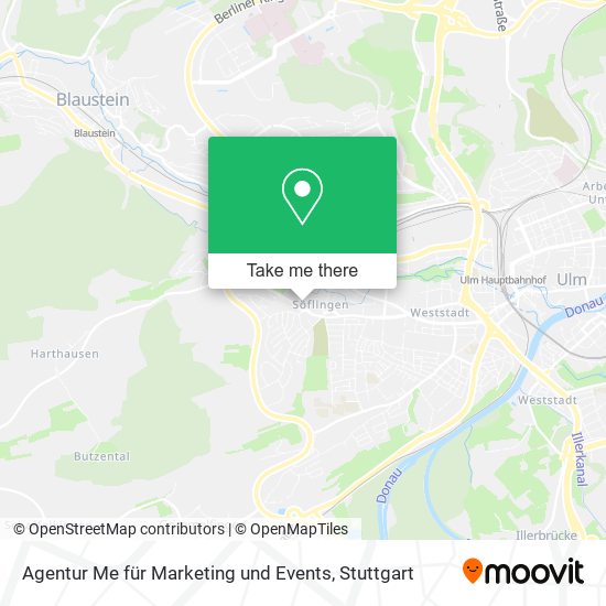 Agentur Me für Marketing und Events map