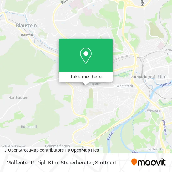 Карта Molfenter R. Dipl.-Kfm. Steuerberater