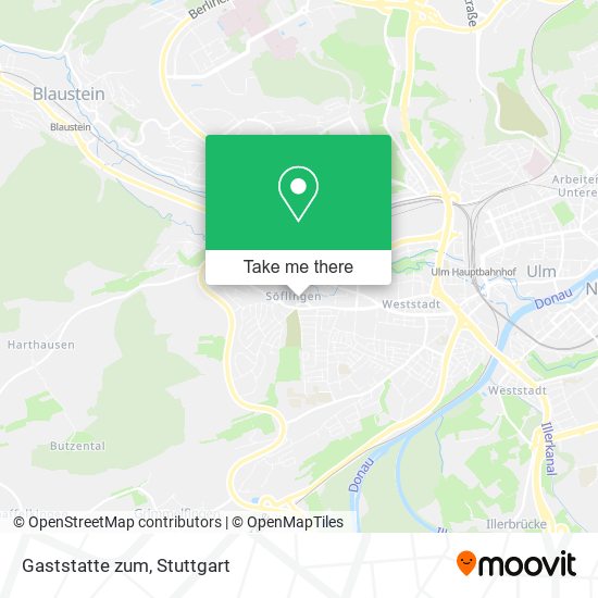 Карта Gaststatte zum