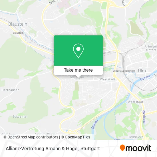 Карта Allianz-Vertretung Amann & Hagel
