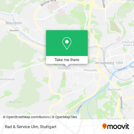 Карта Rad & Service Ulm