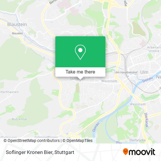 Soflinger Kronen Bier map