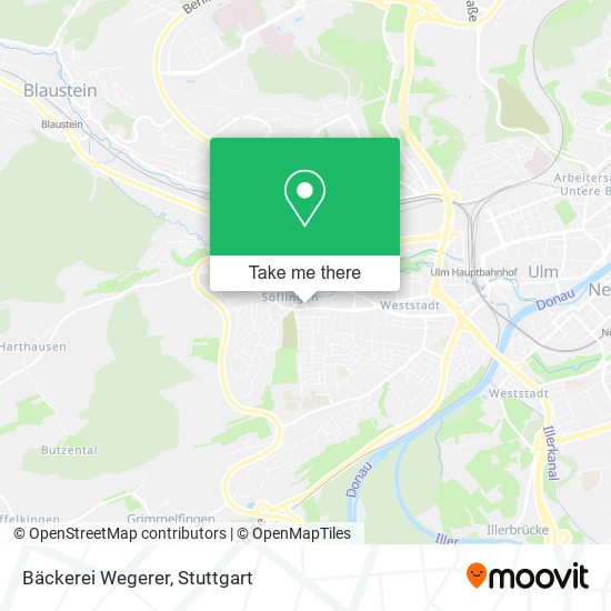 Bäckerei Wegerer map