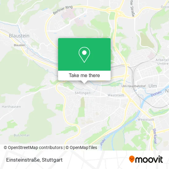 Карта Einsteinstraße