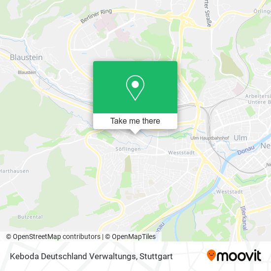 Keboda Deutschland Verwaltungs map