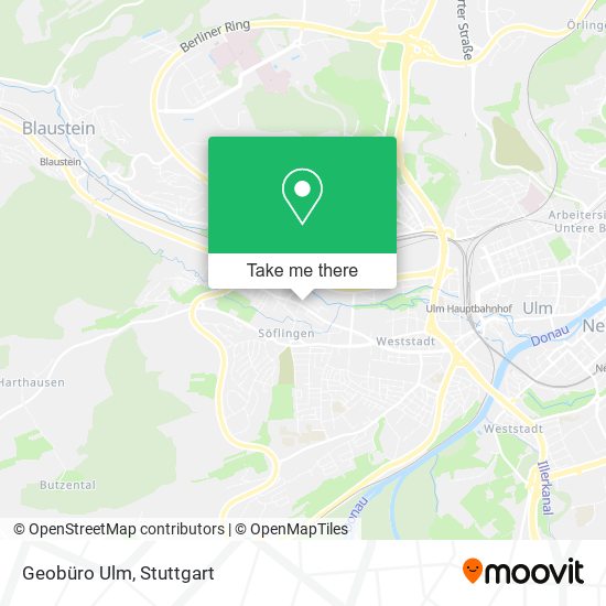 Карта Geobüro Ulm