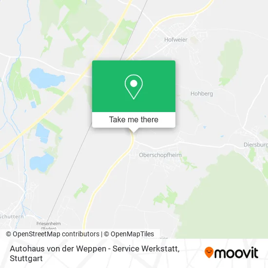 Карта Autohaus von der Weppen - Service Werkstatt