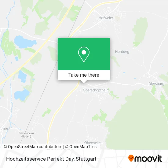 Карта Hochzeitsservice Perfekt Day