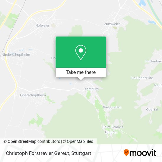 Christoph Forstrevier Gereut map