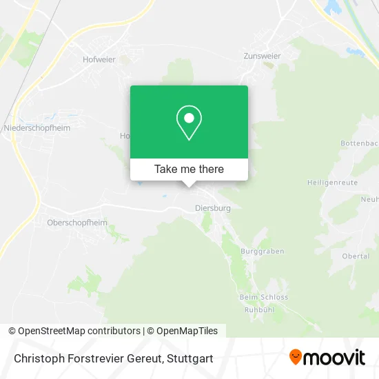 Карта Christoph Forstrevier Gereut
