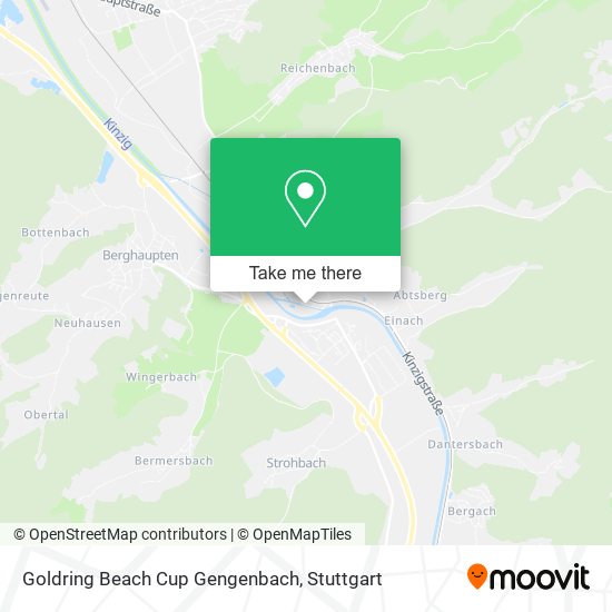 Goldring Beach Cup Gengenbach map