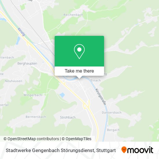 Stadtwerke Gengenbach Störungsdienst map