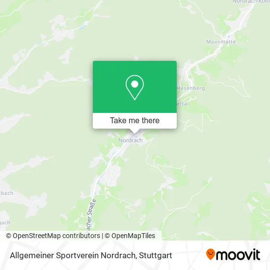 Карта Allgemeiner Sportverein Nordrach