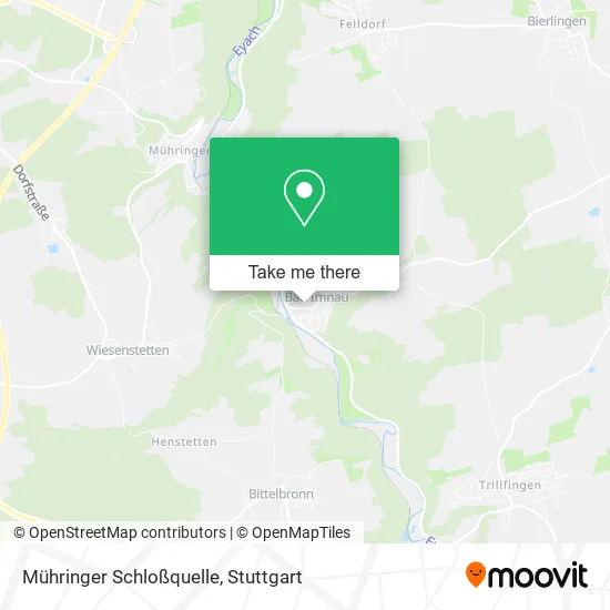 Карта Mühringer Schloßquelle