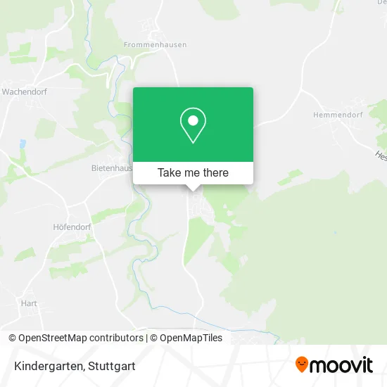 Карта Kindergarten