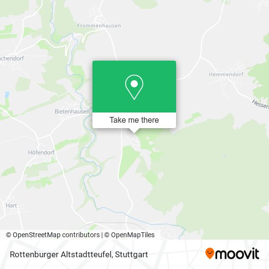 Rottenburger Altstadtteufel map