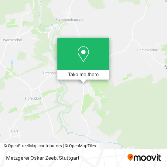 Карта Metzgerei Oskar Zeeb